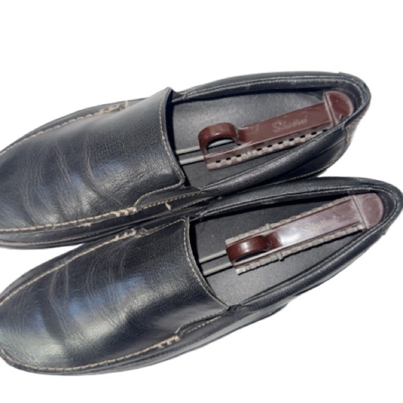 Cole Haan CO3557 Men’s Black Leather Driving Loafers Sz 11M Venetian